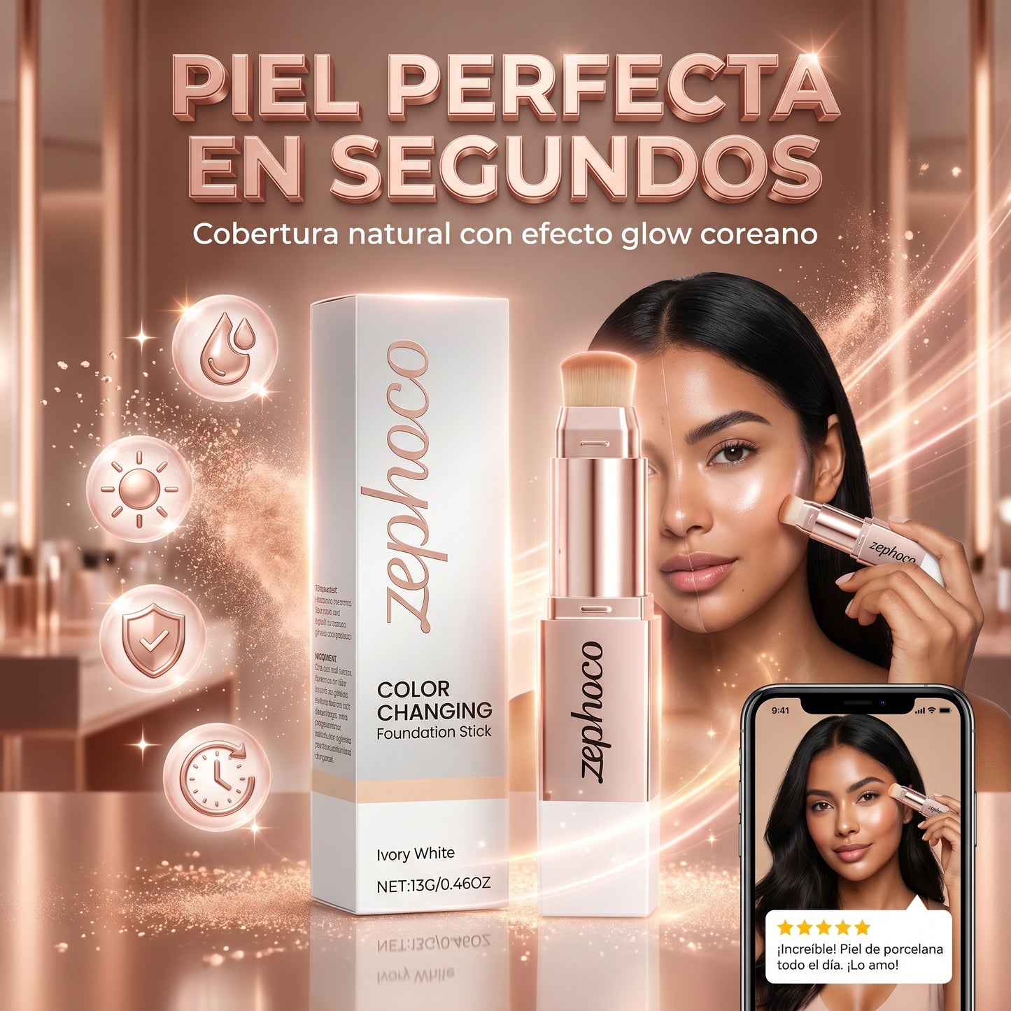 Zephoco™ Base De Maquillaje Coreana